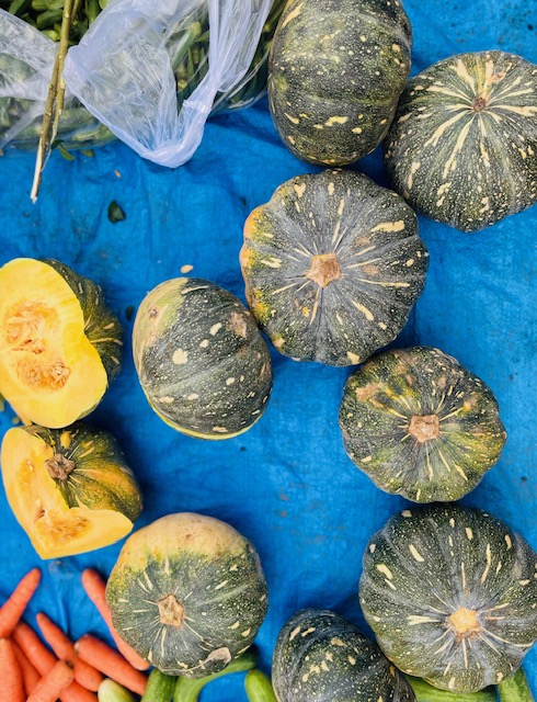 Fresh Pumpkins at Market