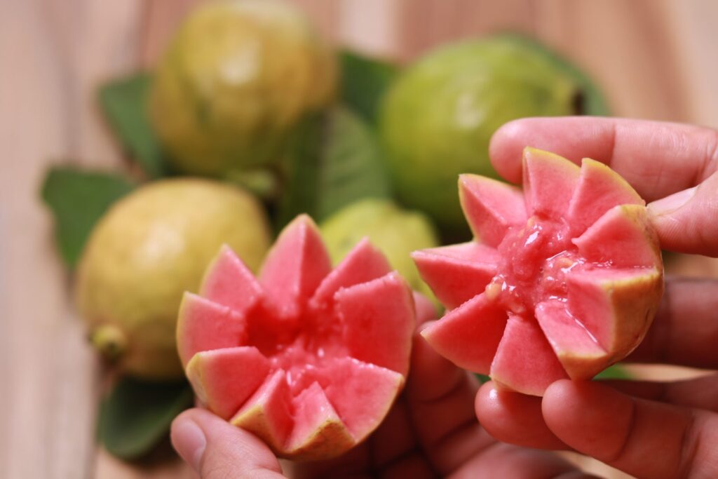 Beuitiful star cut Pink Guava