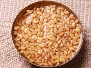 Soaked Methi Seeds