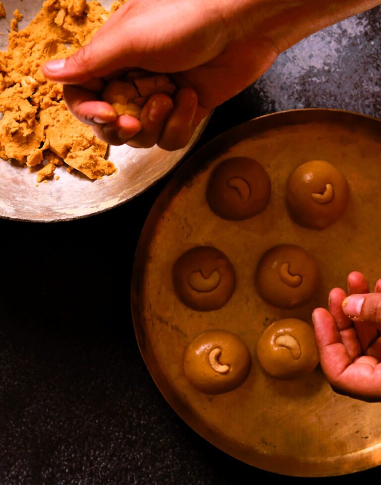 Crafting Besan Ladoo Joy