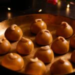 Plate of Perfect Besan Ladoos