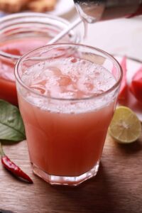 Spicy guava drink delight.