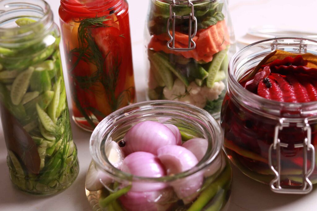 Pickled Vegetables (Sirke wali Subzi), crunchy delight to your meal