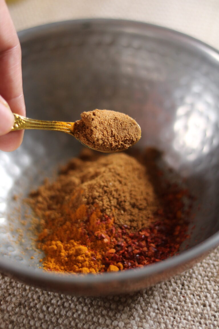 Spice mix enhancing flavors.