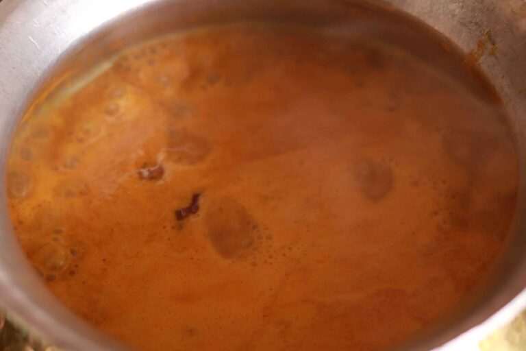 Goan Coconut Curry Simmering