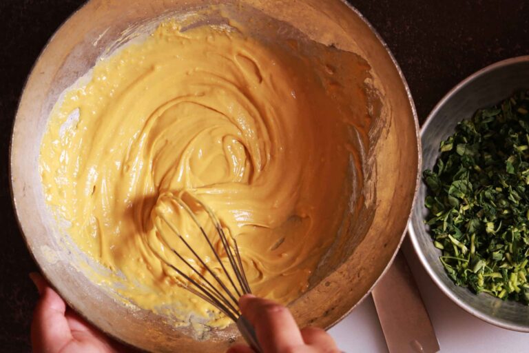 Perfecting Pakora batter preparation