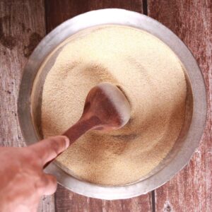 Roasting Semolina