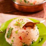Tasty Upma with Spoon