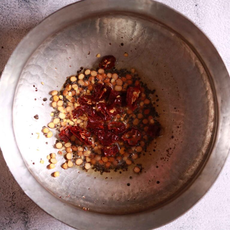 Fragrant Dal and Chilies