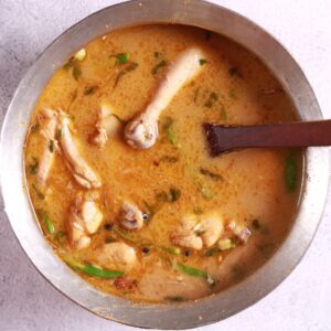 Hot water boiling