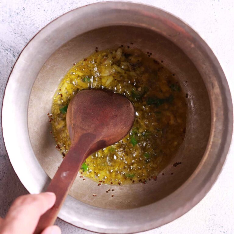 Garlic onion sauté