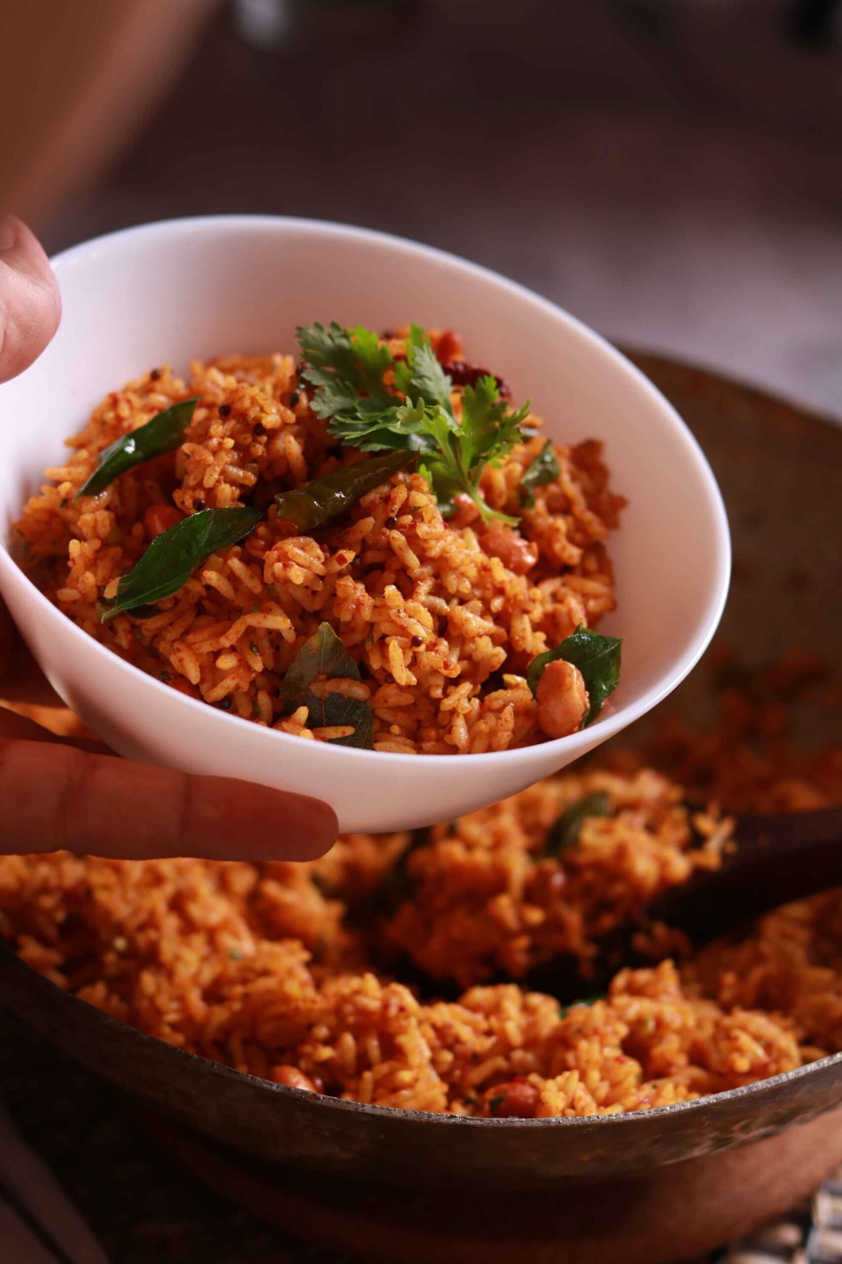 Polgare Rice Tamarind Rice Recipe (Puliyogare Recipe) | टैमरिंड राइस