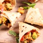 Crispy popodum snack cones