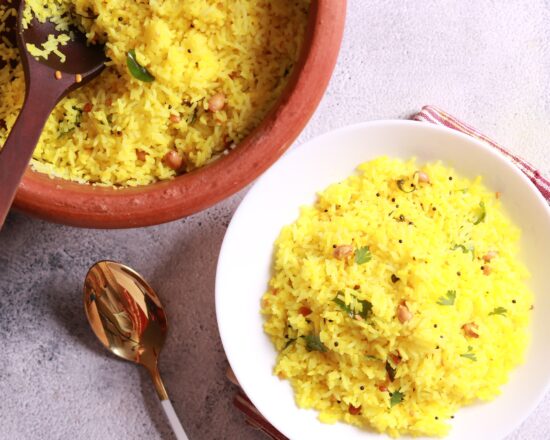 Tangy lemon rice dish