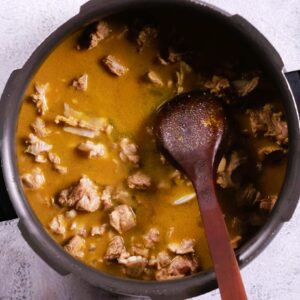 Adding water to mutton