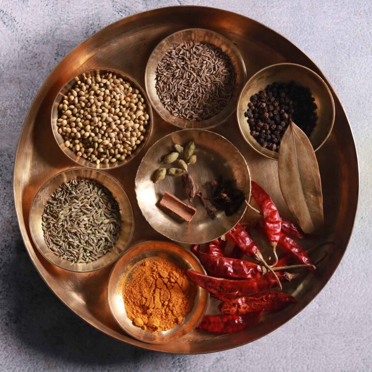 Dry roasting whole spices