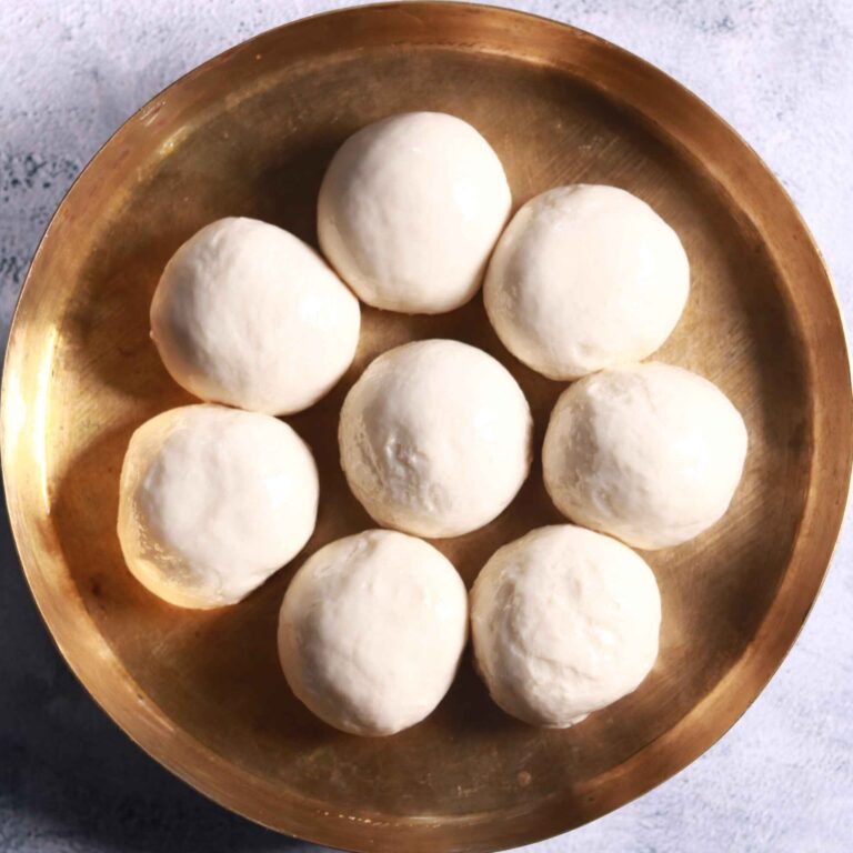 Dividing dough into balls