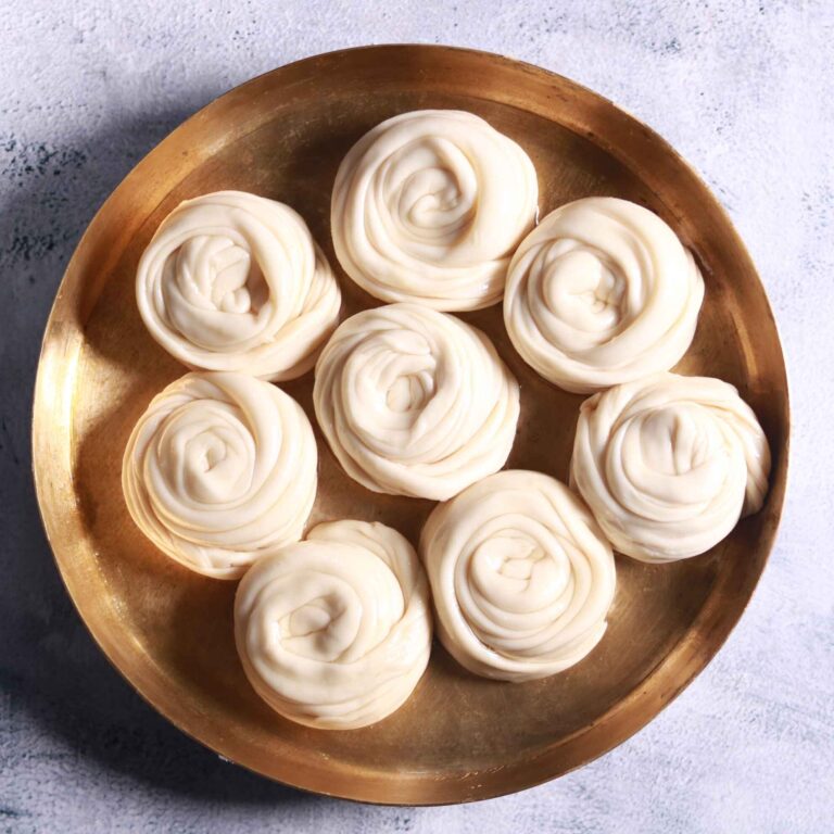 Preparing dough for rolling