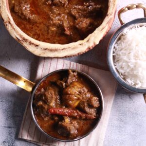 Champaran Mutton with rice