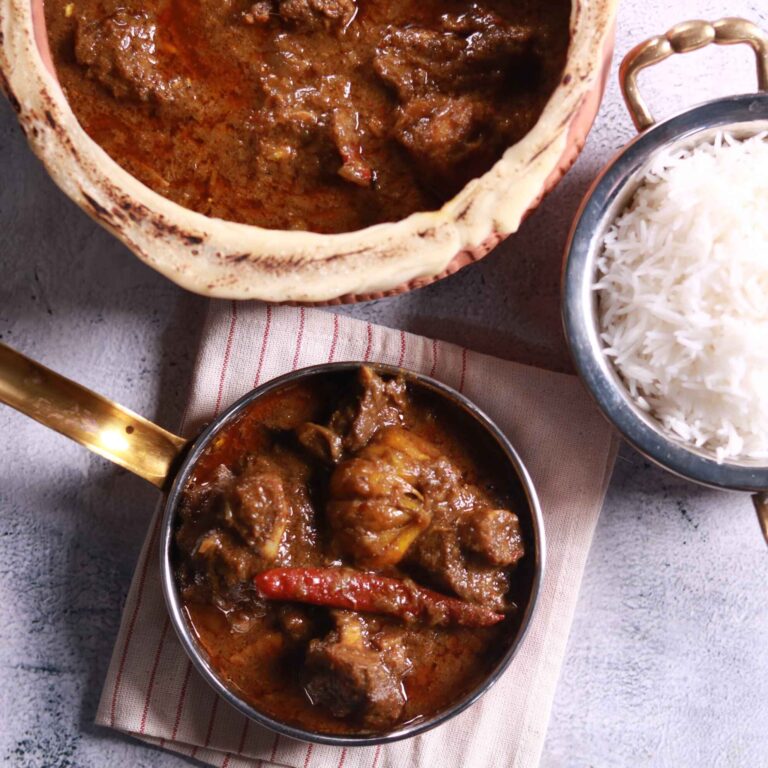 Champaran Mutton with rice
