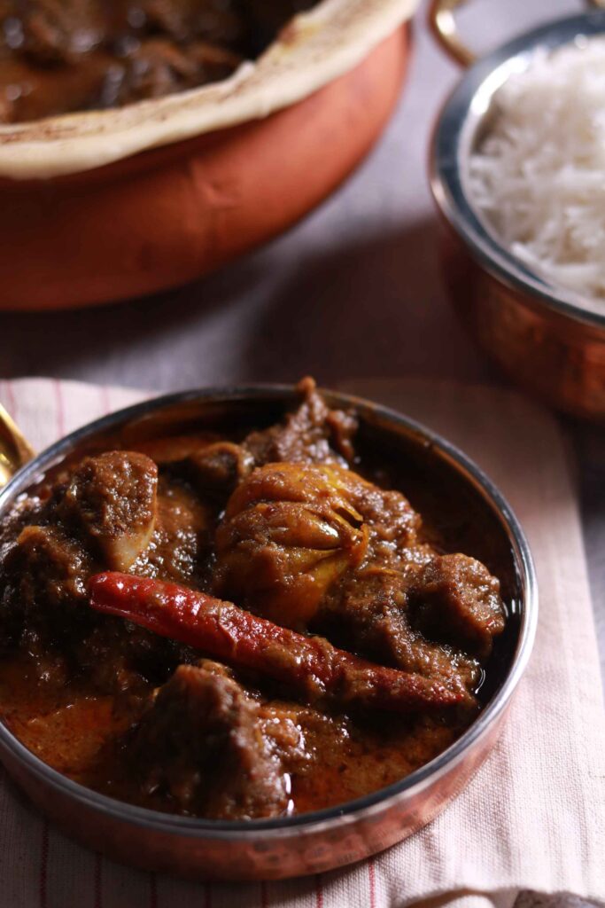 Champaran Mutton with rice