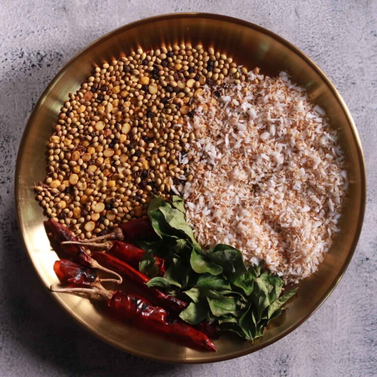 Cooling roasted spices