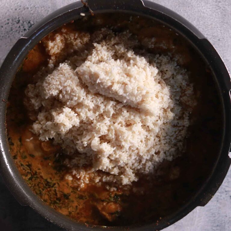 Rice Added Boiling