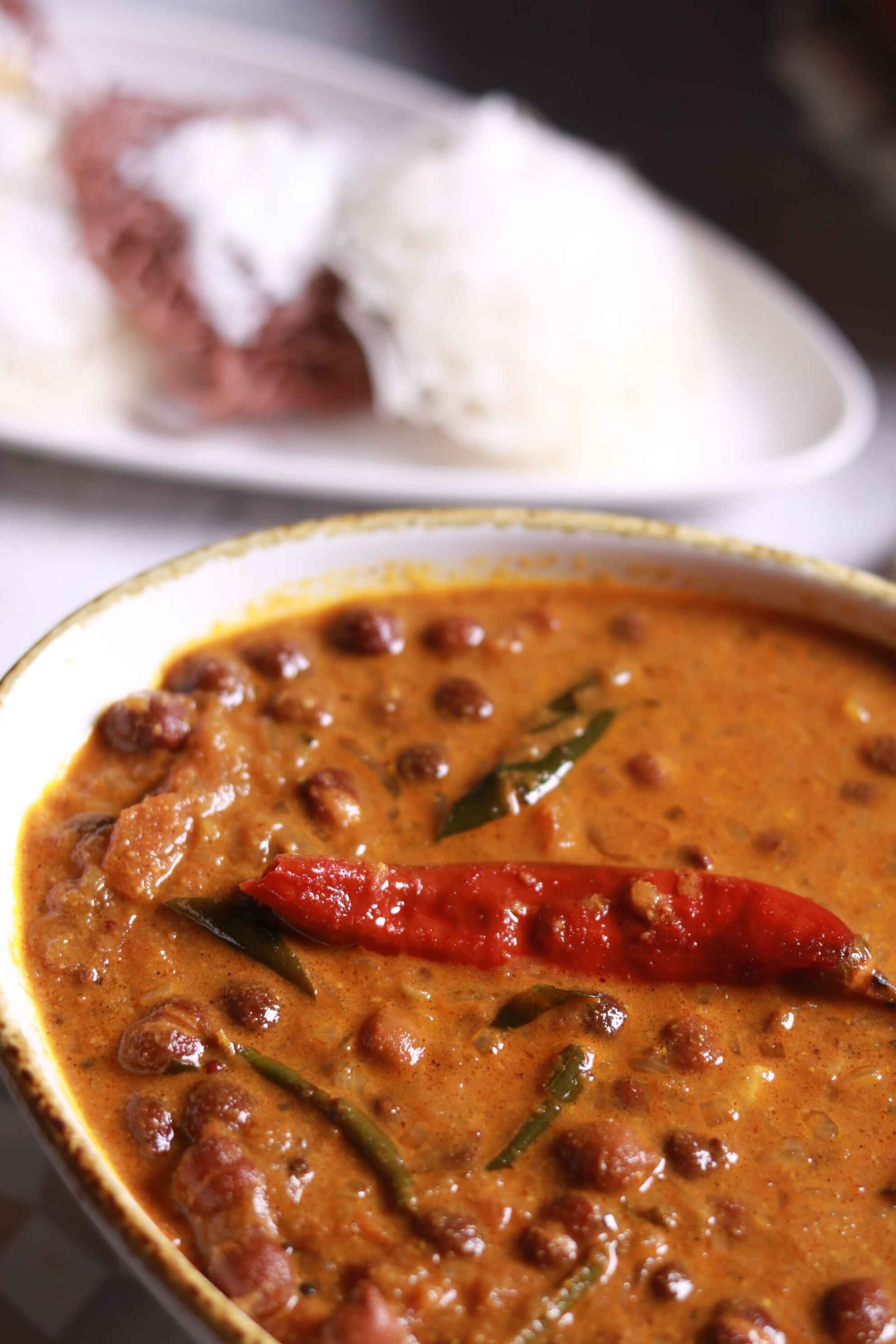 Traditional Kerala Kadala Curry:- Black Gram Coconut Curry from South India.