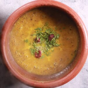 Adding lemon and coriander