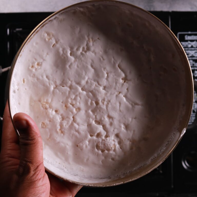 Adding salt batter