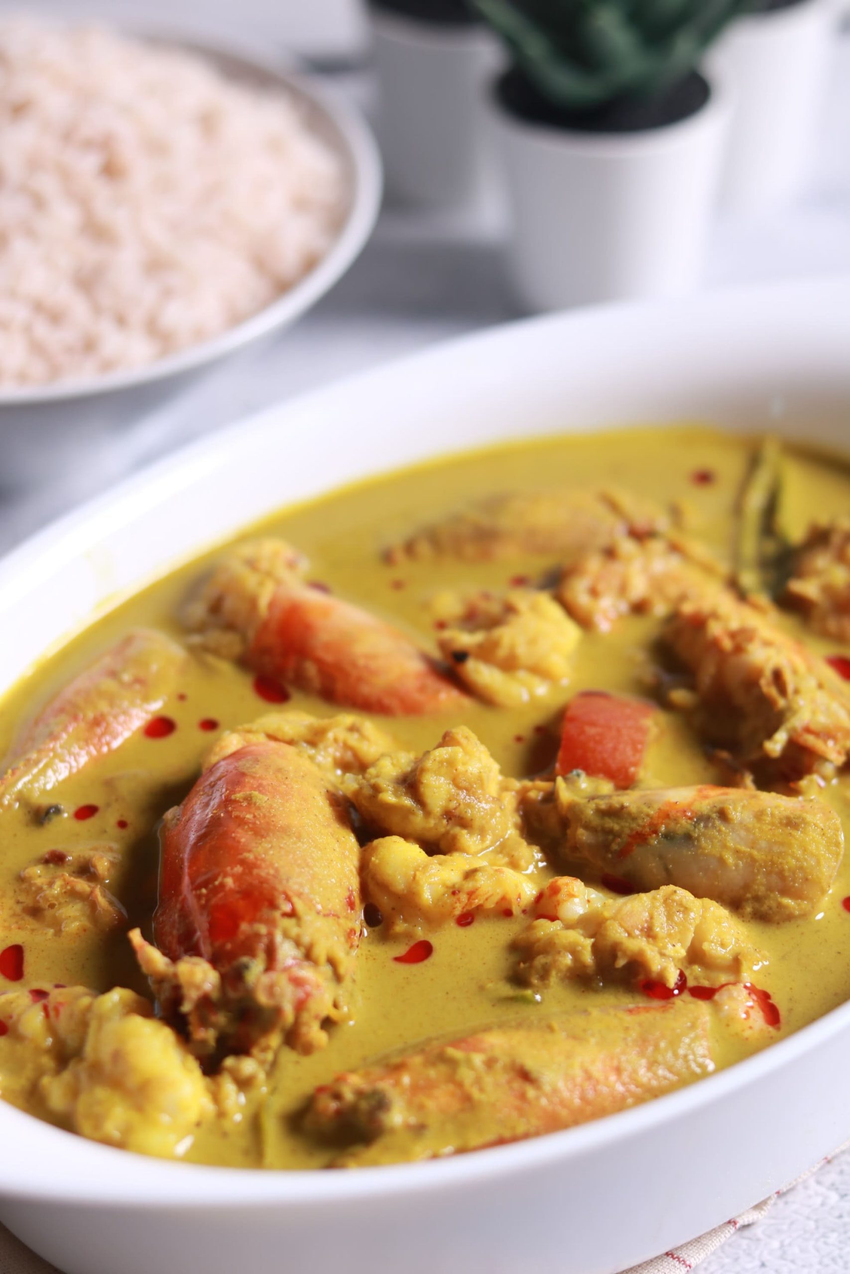 Prawn caldine recipe