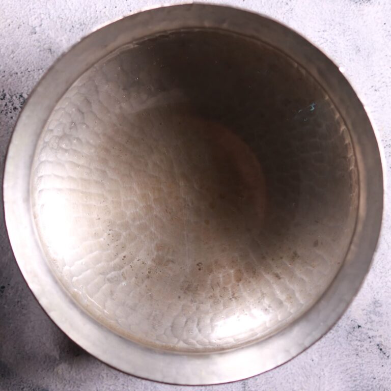 Heating coconut oil pan