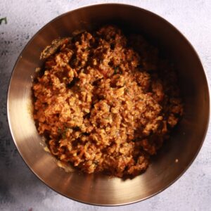 Cooling cooked mixture