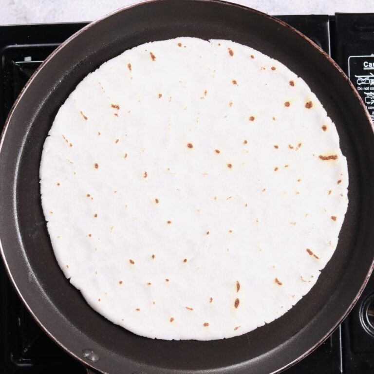 Bhakari on hot griddle