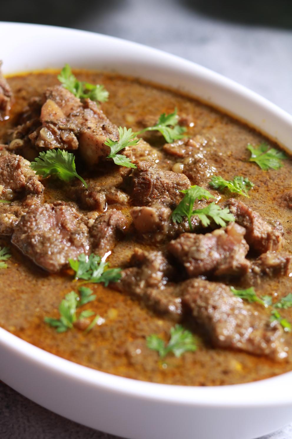 Authentic Kala Mutton (Black Mutton Curry)