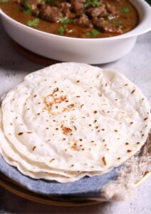 Stacked bhakari breads