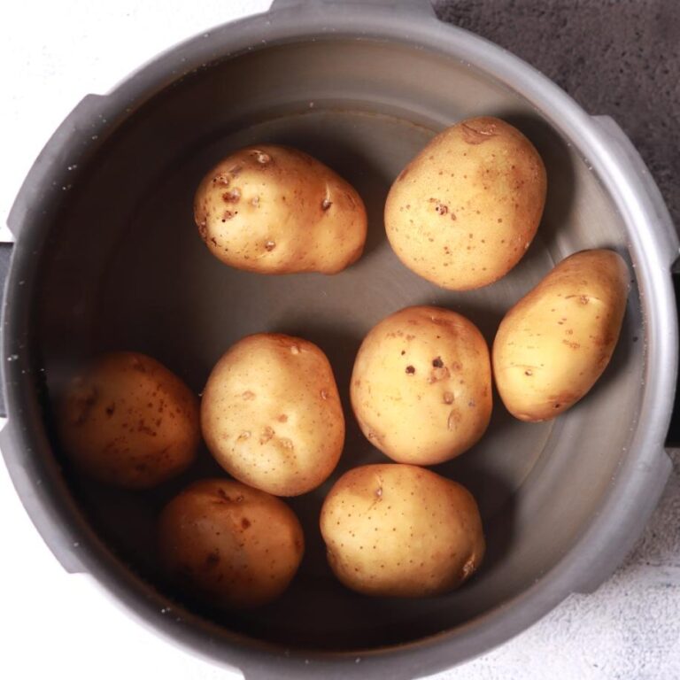 potatoes in cooker