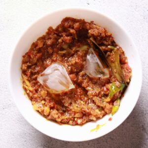 Cooling masala quickly