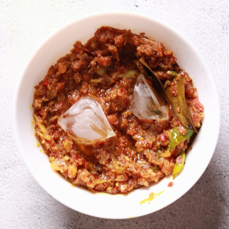 Cooling masala quickly