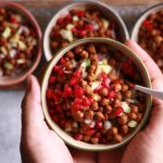 Tasting and adjusting chana seasoning