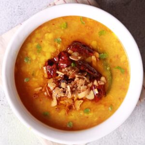 Dal served hot chapati